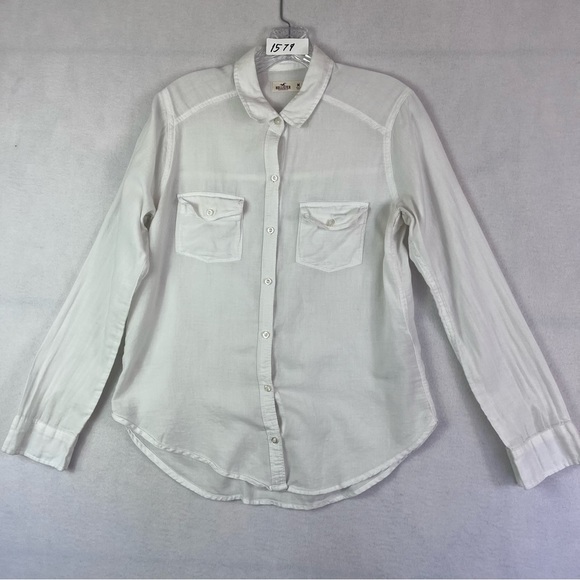 Hollister button up long sleeve Shirt size:M - Picture 1 of 10